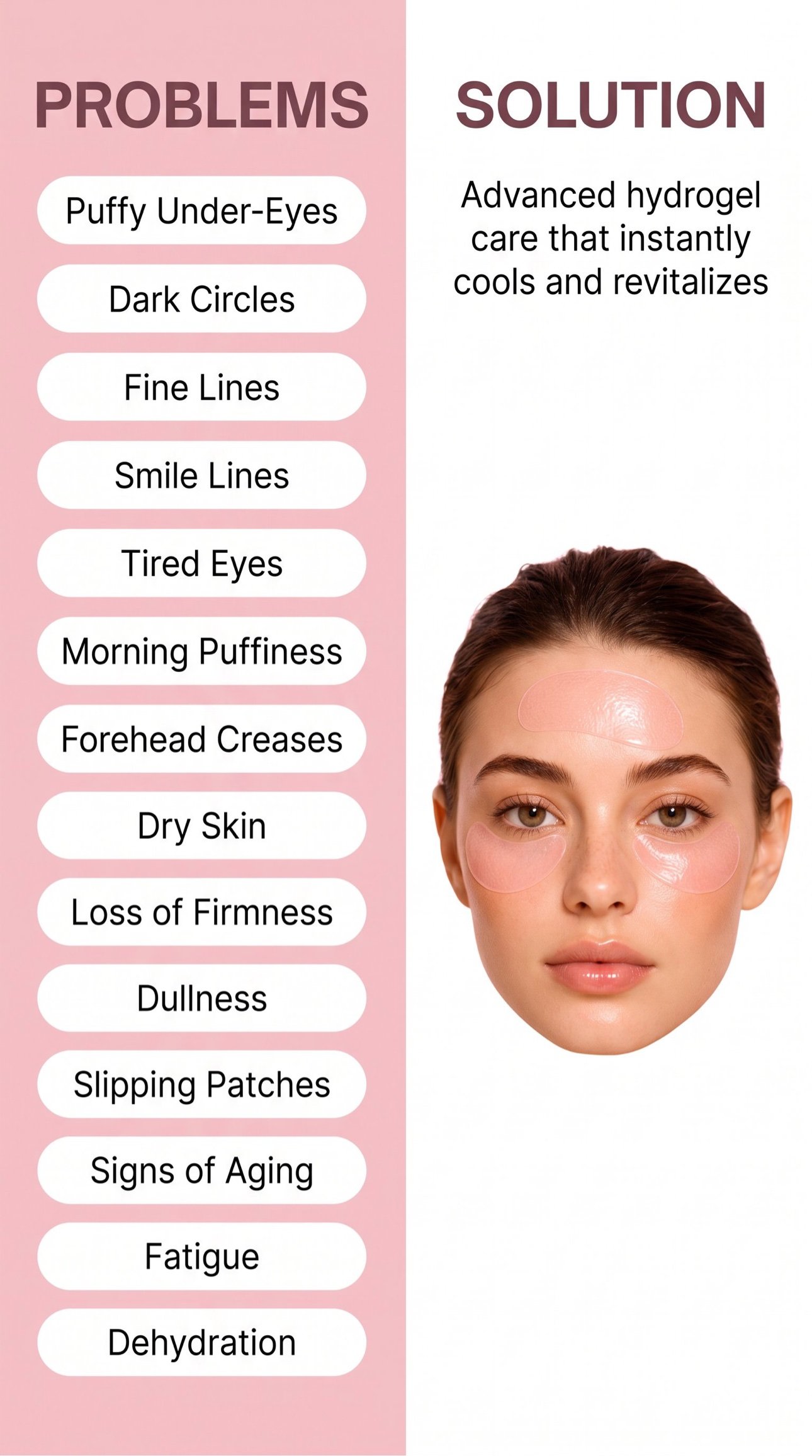 AIREVA PDRN + Retinal Under Eye Patches, 60 Count (30 Pairs) AIREVA Cooling. Secure. Revitalizing.
